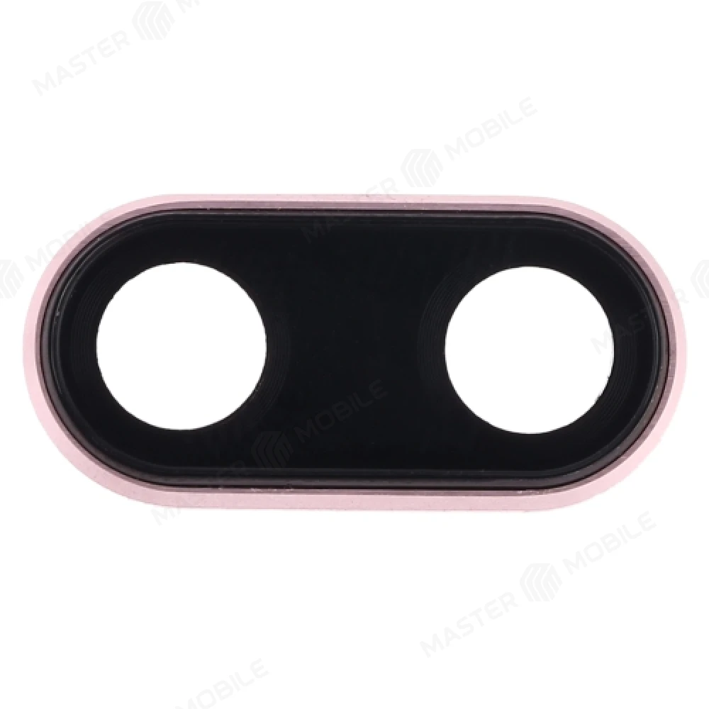 Стекло задней камеры для Huawei P20 (EML-L29) (в рамке) (розовый)