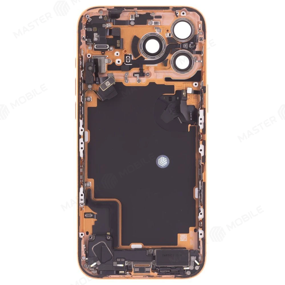 Корпус для Apple iPhone 17 Pro Max (SIM + eSIM) (оранжевый) (в сборе) (ORIG100) (Снятый) (возможен дефект ЛКП) фото №2