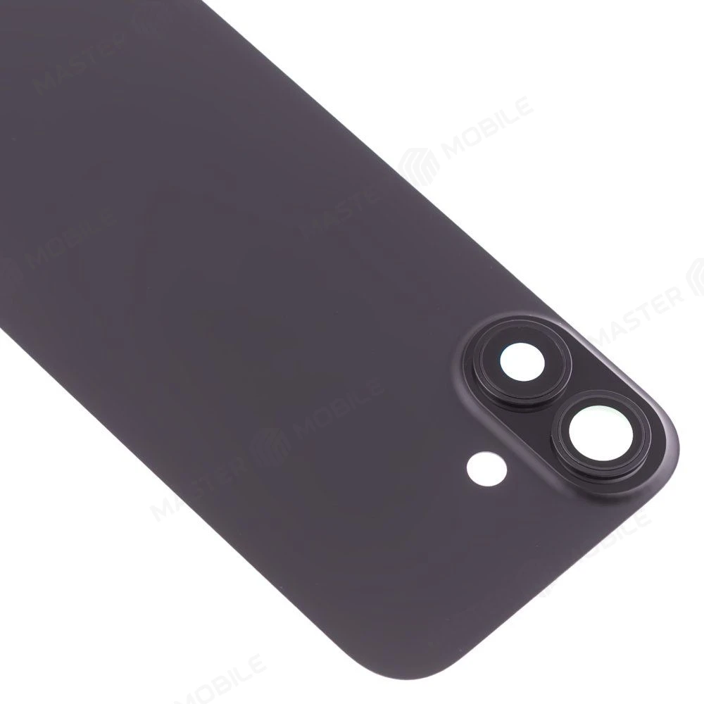 Задняя крышка для Apple iPhone 17 (SIM + eSIM) / iPhone 17 (eSIM) (черный) (в сборе со стеклом камеры) (Premium)  фото №3