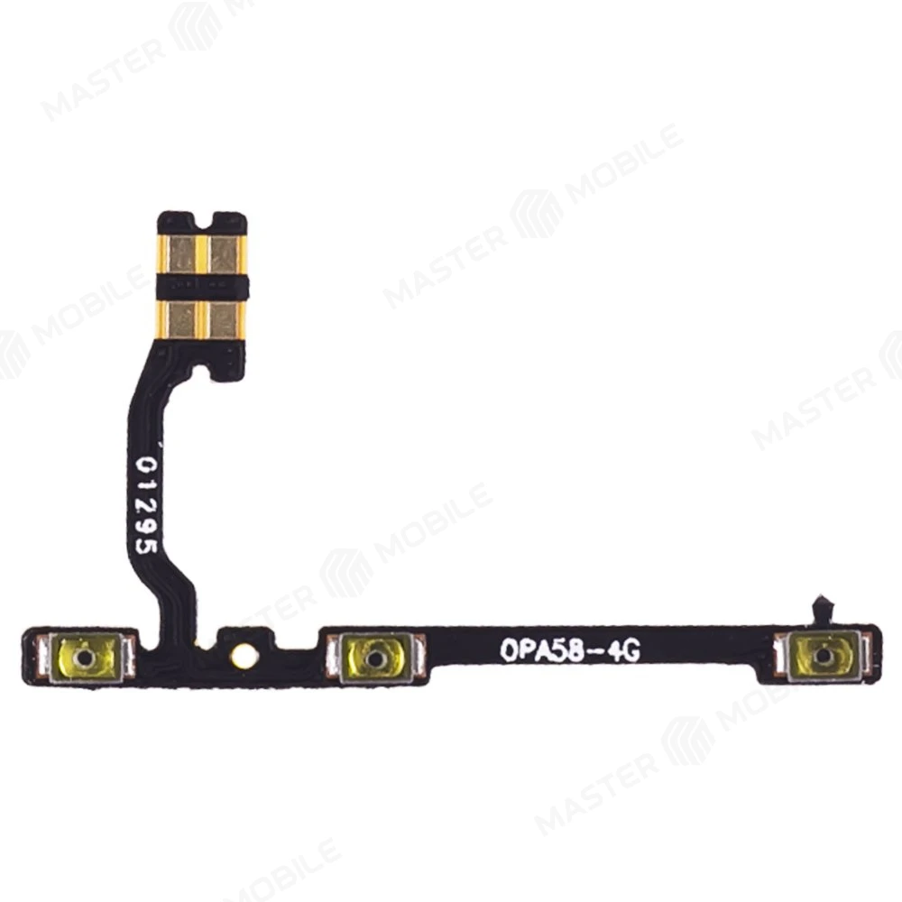 Шлейф для OPPO A18 (CPH2591) / A38 (CPH2579) / A58 4G (CPH2577) с комп. (на кнопку включения и кнопки громкости) фото №1