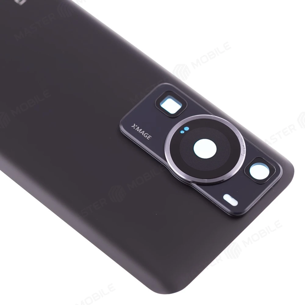Задняя крышка для Huawei P60 (LNA-LX9) (черный) (в сборе со стеклом камеры) фото №3