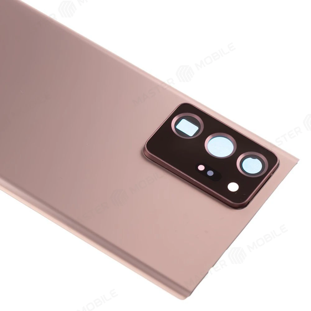 Задняя крышка для Samsung N985 Galaxy Note 20 Ultra / N986 Galaxy Note 20 Ultra 5G (бронзовый) (в сборе со стеклом камеры) (ORIG100)  фото №3