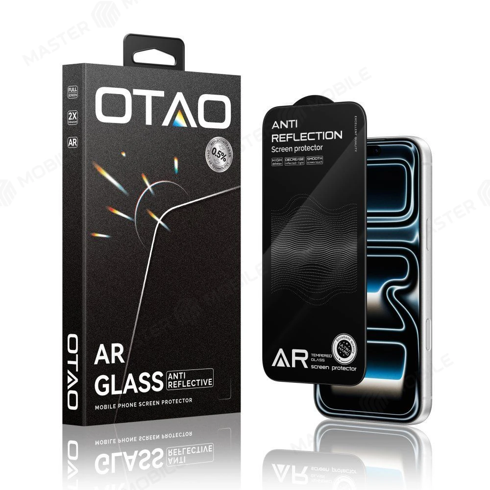 Защитное стекло OTAO AR Glass для Apple iPhone 17 Pro Max / iPhone 18 Pro Max (антибликовое) 