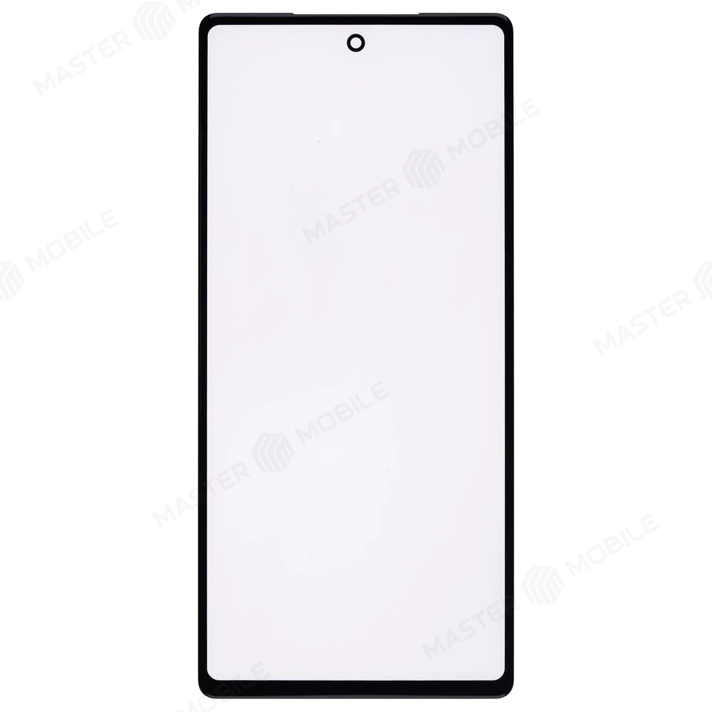Стекло модуля для Google Pixel 6A (GX7AS/GB62Z/G1AZG/GB17L) + OCA (черный)