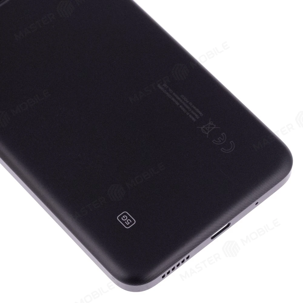 Задняя крышка для Xiaomi Poco M4 5G (22041219PG) (черный) фото №4