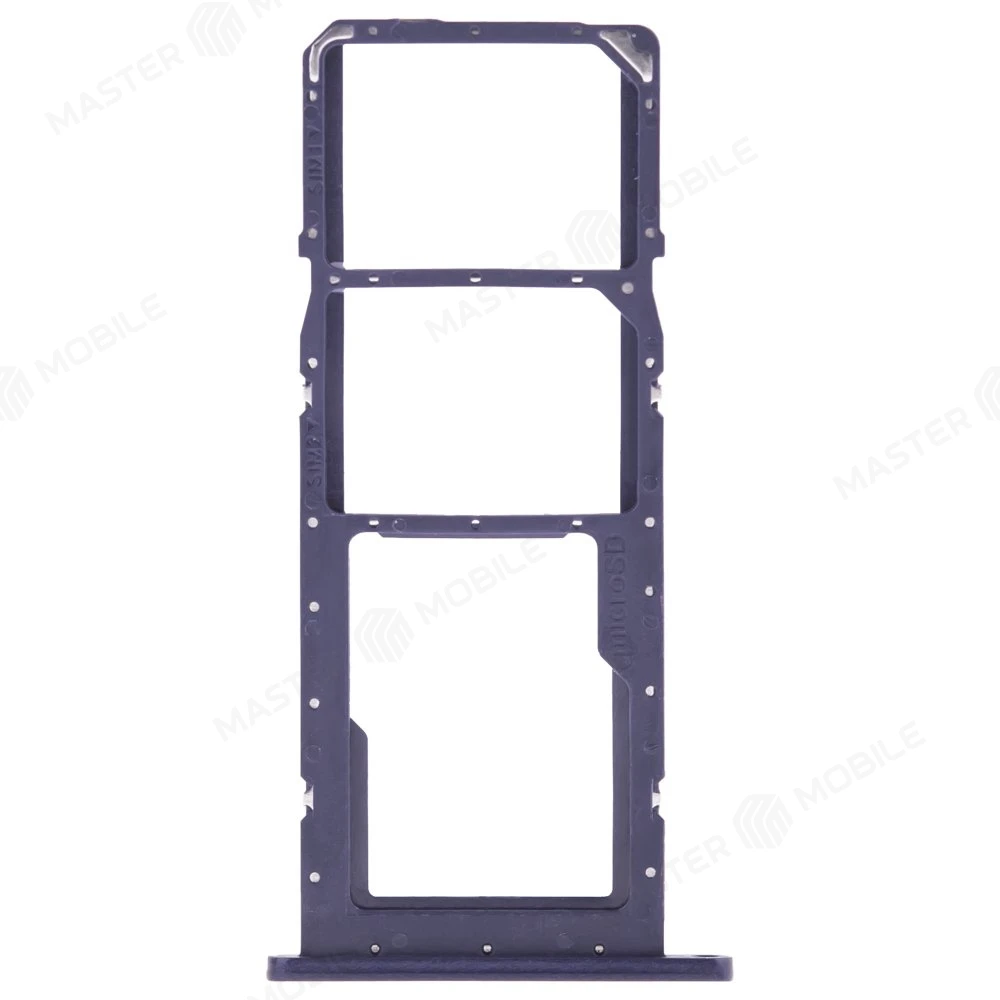 Держатель сим-карты для Samsung A035 Galaxy A03 (синий) фото №1