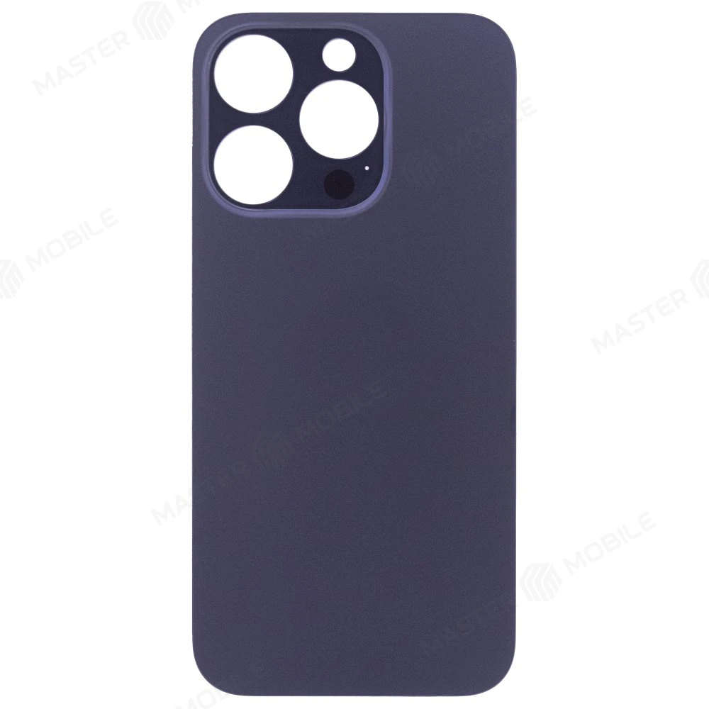 Задняя крышка для Apple iPhone 15 Pro (синий) (с широким отверстием) (Premium)