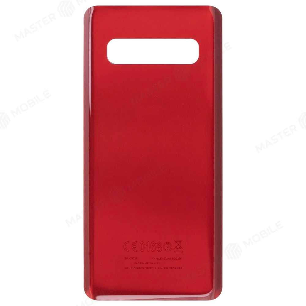 Задняя крышка для Samsung G973 Galaxy S10 (красный)