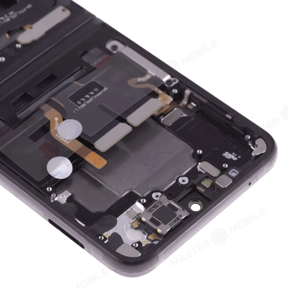 Дисплей для Samsung F711 Galaxy Z Flip 3 + тачскрин (внутренний) (черный) (в рамке) (ORIG100) (возможен дефект ЛКП) фото №5