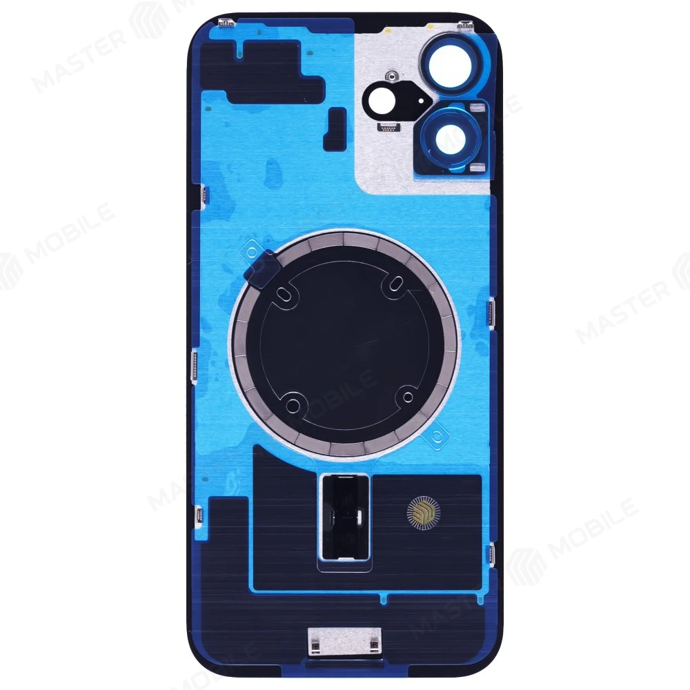 Задняя крышка для Apple iPhone 16 Plus (черный) (в сборе со стеклом камеры) (Premium)  фото №2