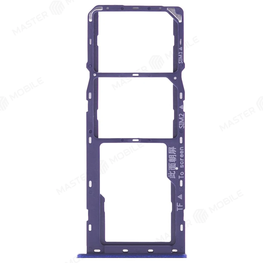 Держатель сим-карты для OPPO A5s (CPH1909) (голубой) фото №1