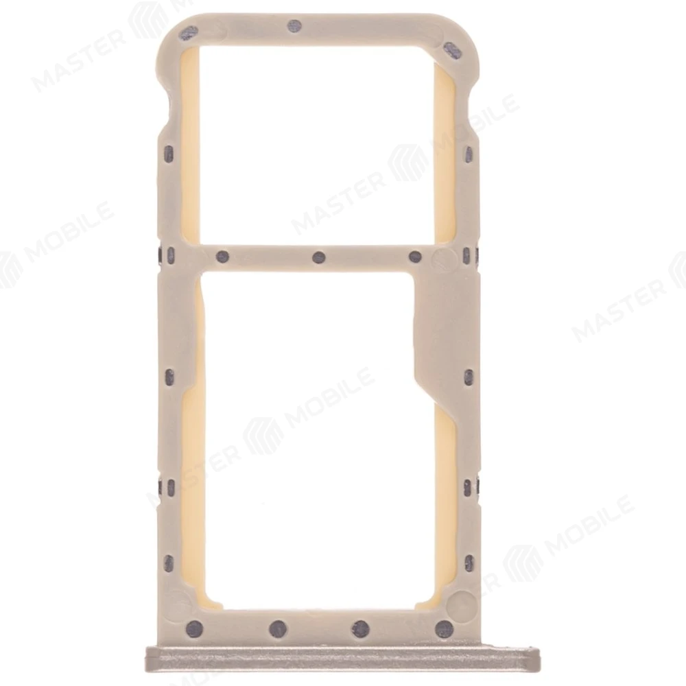 Держатель сим-карты для Huawei P20 Lite (ANE-LX1) / Nova 3E (ANE-AL00) (золотистый) фото №1