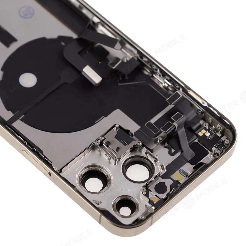 Корпус для Apple iPhone 14 Pro Max (золотистый) (в сборе) (с разбора) (ORIG100) (возможен дефект ЛКП) фото №3