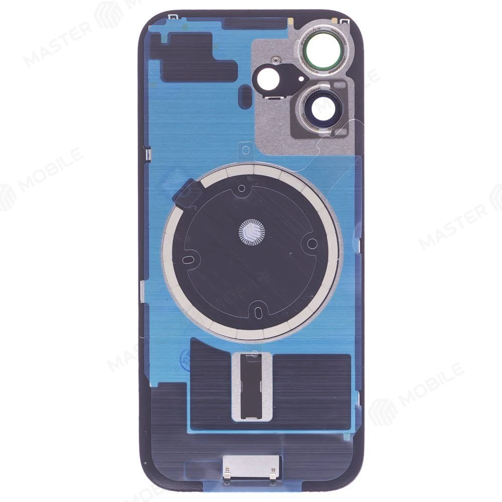 Задняя крышка для Apple iPhone 17 (SIM + eSIM) / iPhone 17 (eSIM) (черный) (в сборе со стеклом камеры) (Premium)  фото №2