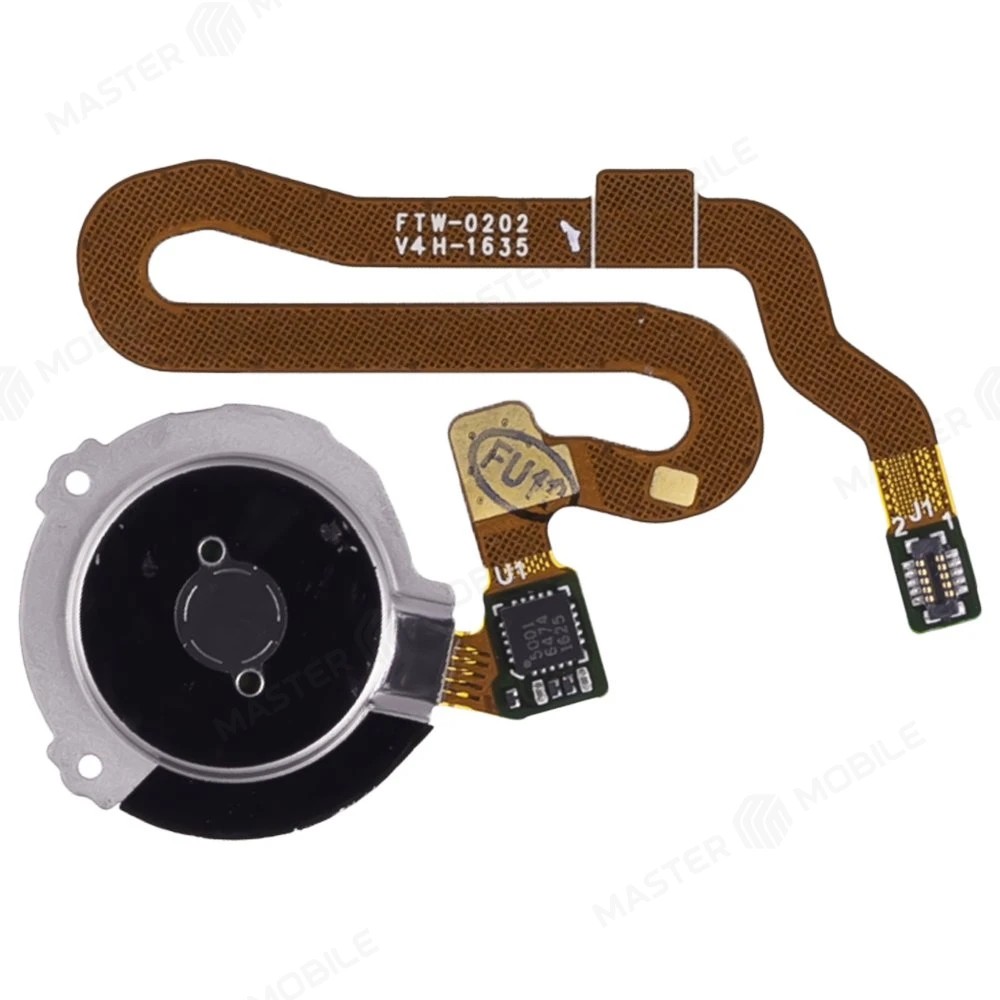 Шлейф для Huawei Honor 8 (FRD-L09) с комп. + сканер отпечатка пальца (черный)  фото №2