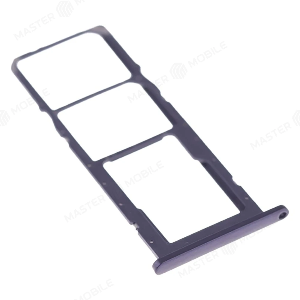 Держатель сим-карты для Samsung A035 Galaxy A03 (синий) фото №3