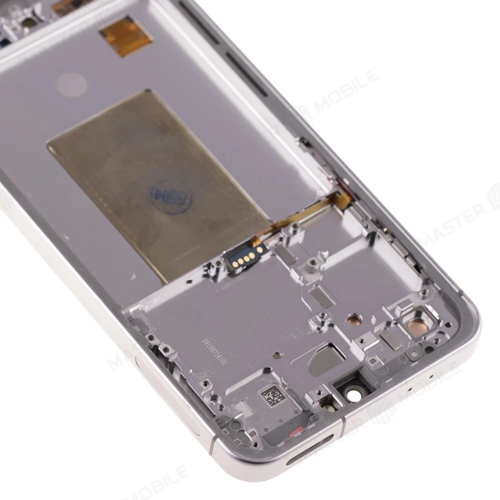 Дисплей для Samsung S721 Galaxy S24 FE + тачскрин (серебристый) (в рамке) (ORIG100) (возможен дефект ЛКП) фото №3