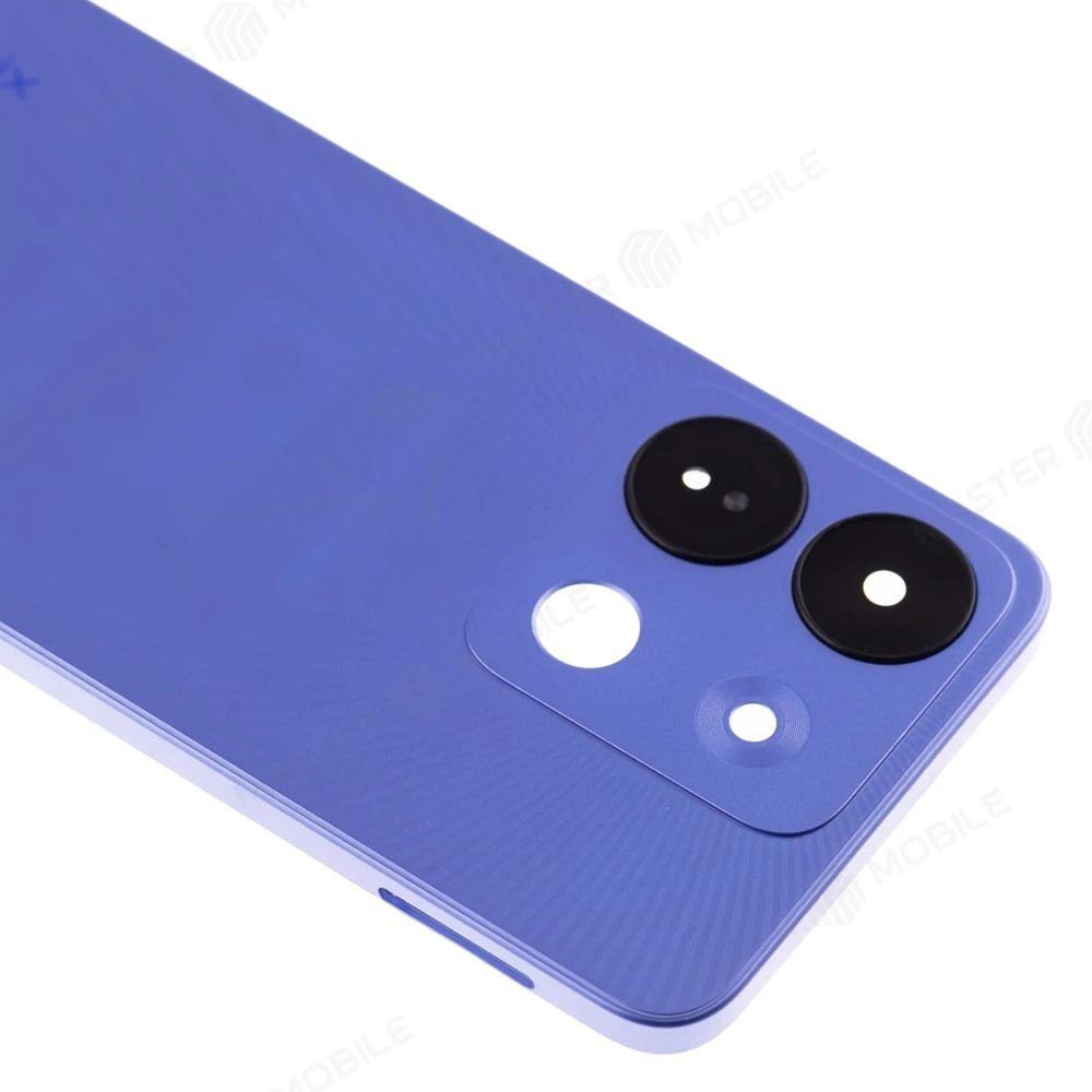 Задняя крышка для Infinix Smart 7 HD (X6516) (синий) (в сборе со стеклом камеры) фото №3