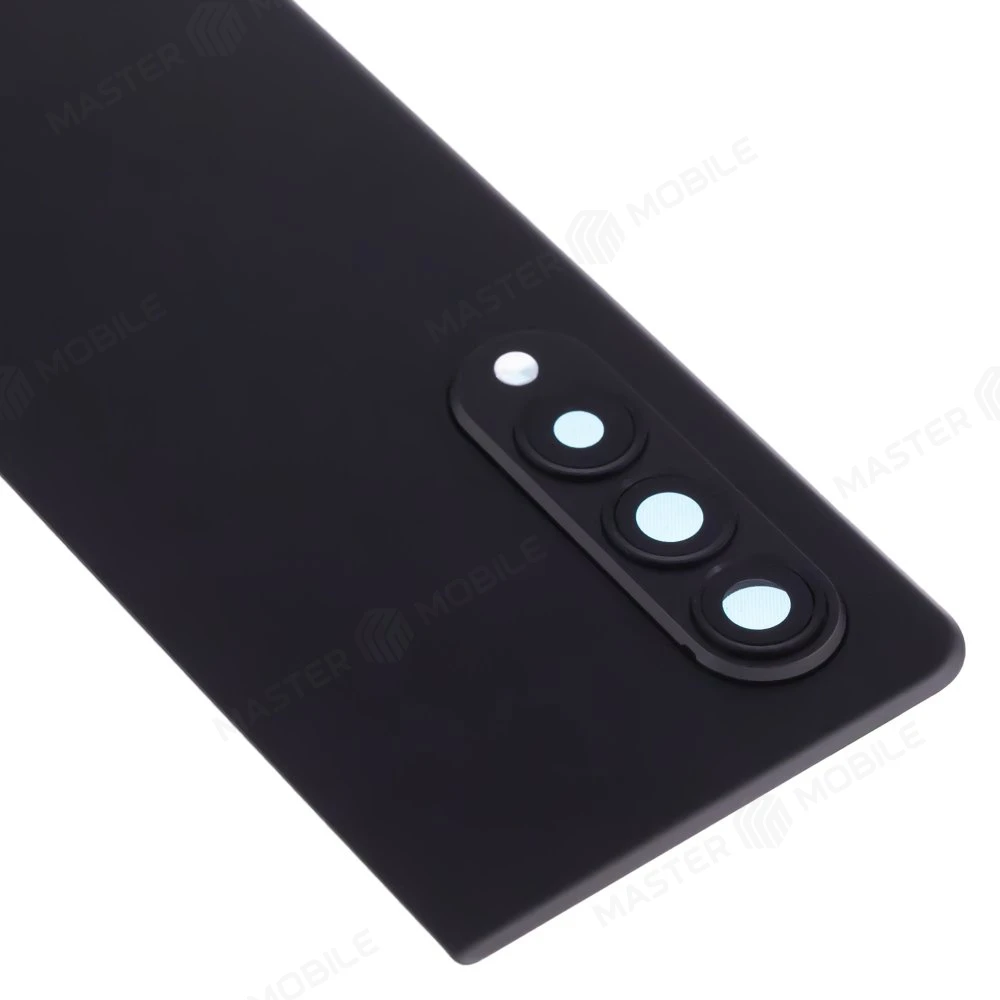 Задняя крышка для Samsung F926 Galaxy Z Fold 3 (черный) (в сборе со стеклом камеры) фото №3