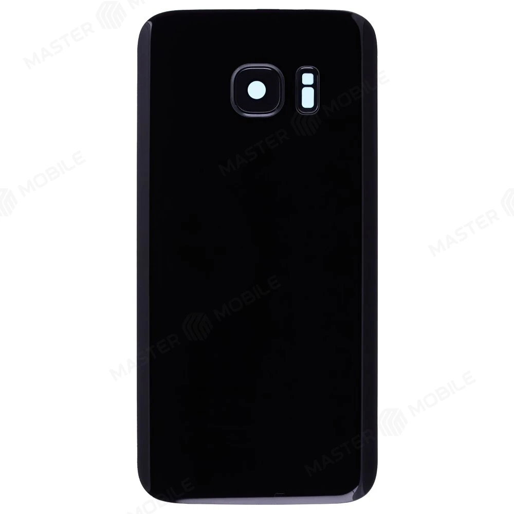 Задняя крышка для Samsung G930 Galaxy S7 (черный) (в сборе со стеклом камеры)