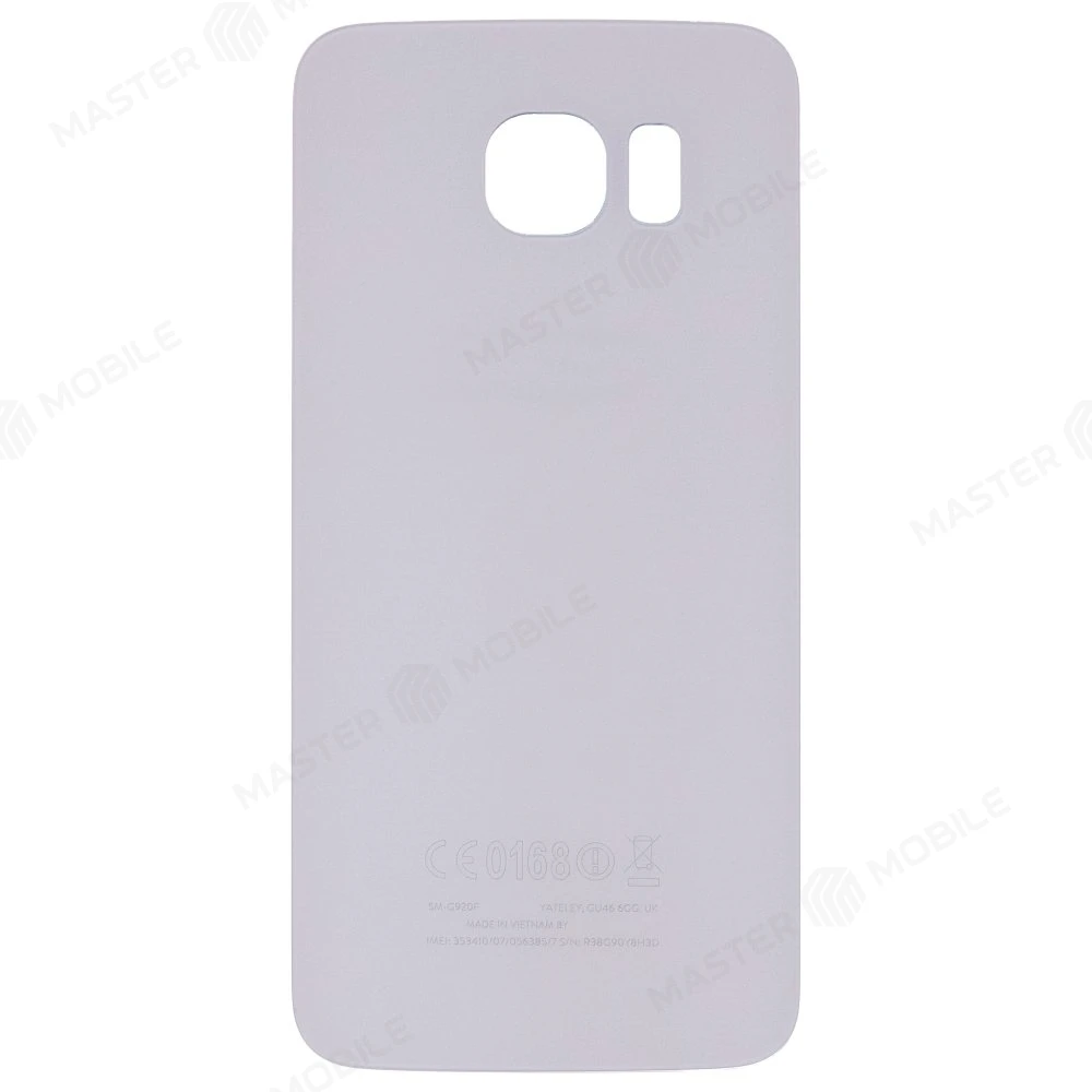 Задняя крышка для Samsung G920 Galaxy S6 (белый)
