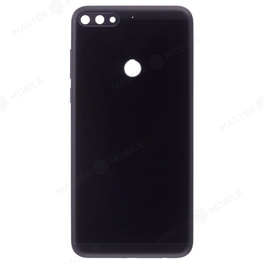 Задняя крышка для Huawei Honor 7C Pro (LND-L30) (черный) (в сборе со стеклом камеры)