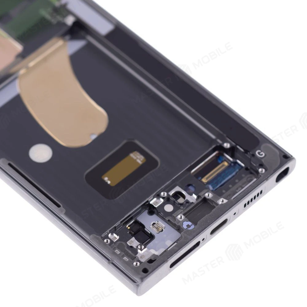 Дисплей для Samsung S918 Galaxy S23 Ultra + тачскрин (зеленый) (в рамке) (ORIG100) (SP) фото №4