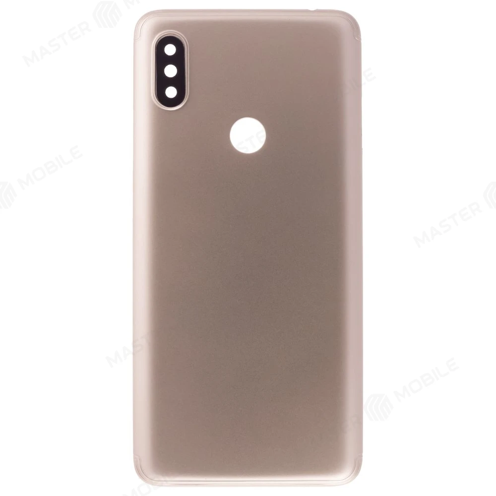 Задняя крышка для Xiaomi Redmi S2 (M1803E6G) (золотистый) (в сборе со стеклом камеры)