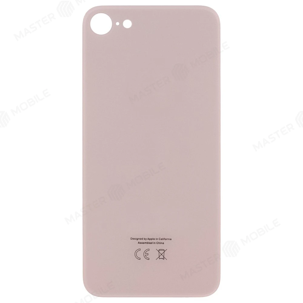 Задняя крышка для Apple iPhone 8 (золотистый) (с широким отверстием) (Premium)