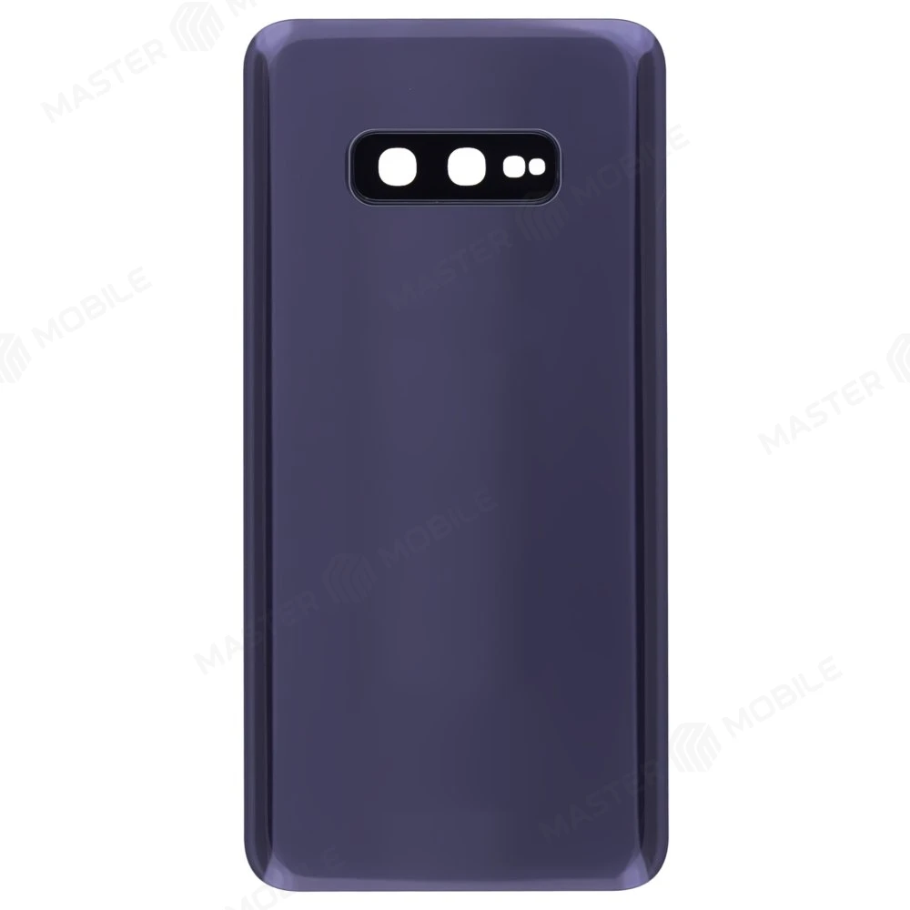 Задняя крышка для Samsung G970 Galaxy S10e (черный) (в сборе со стеклом камеры)