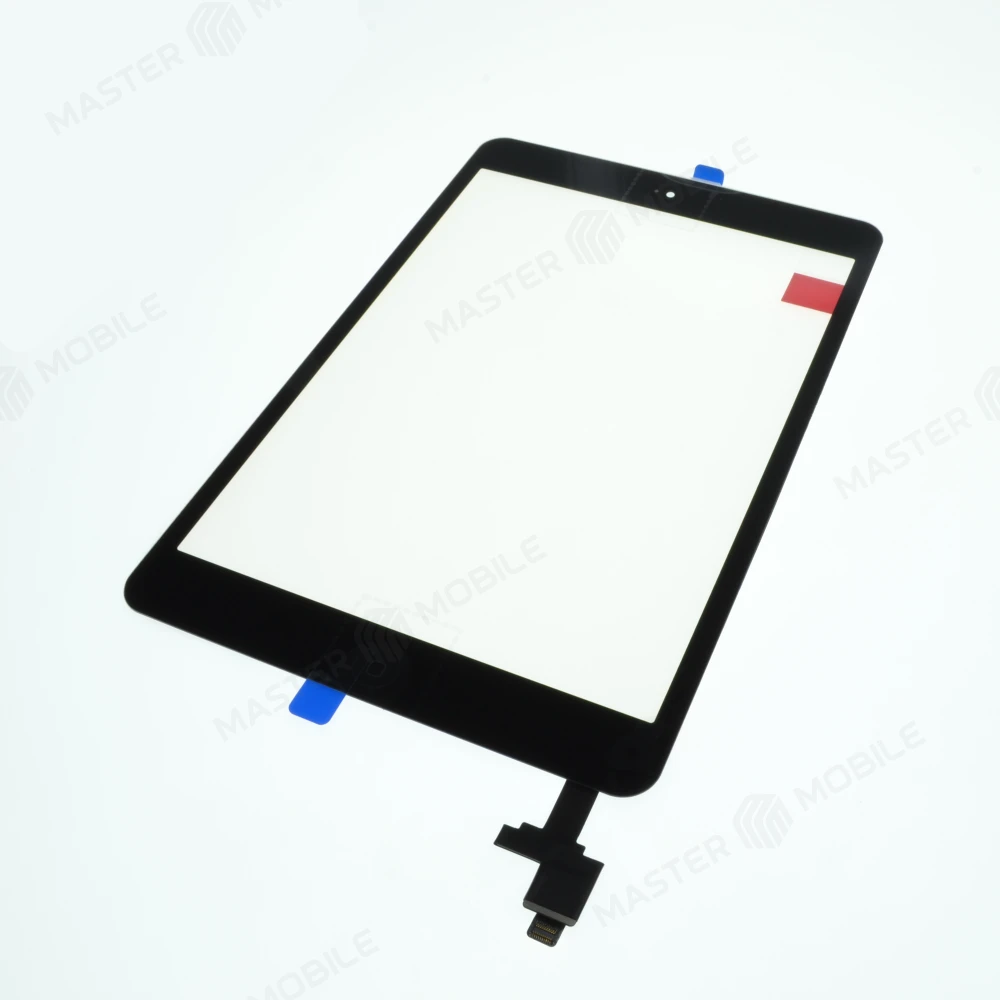 Тачскрин для Apple iPad mini (A1432/A1454/A1455) / iPad mini 2 (A1489/A1490/A1491) + кнопка Home + коннектор (черный) (Premium)