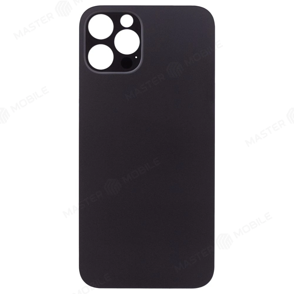 Задняя крышка для Apple iPhone 12 Pro (серый) (с широким отверстием) (Premium)