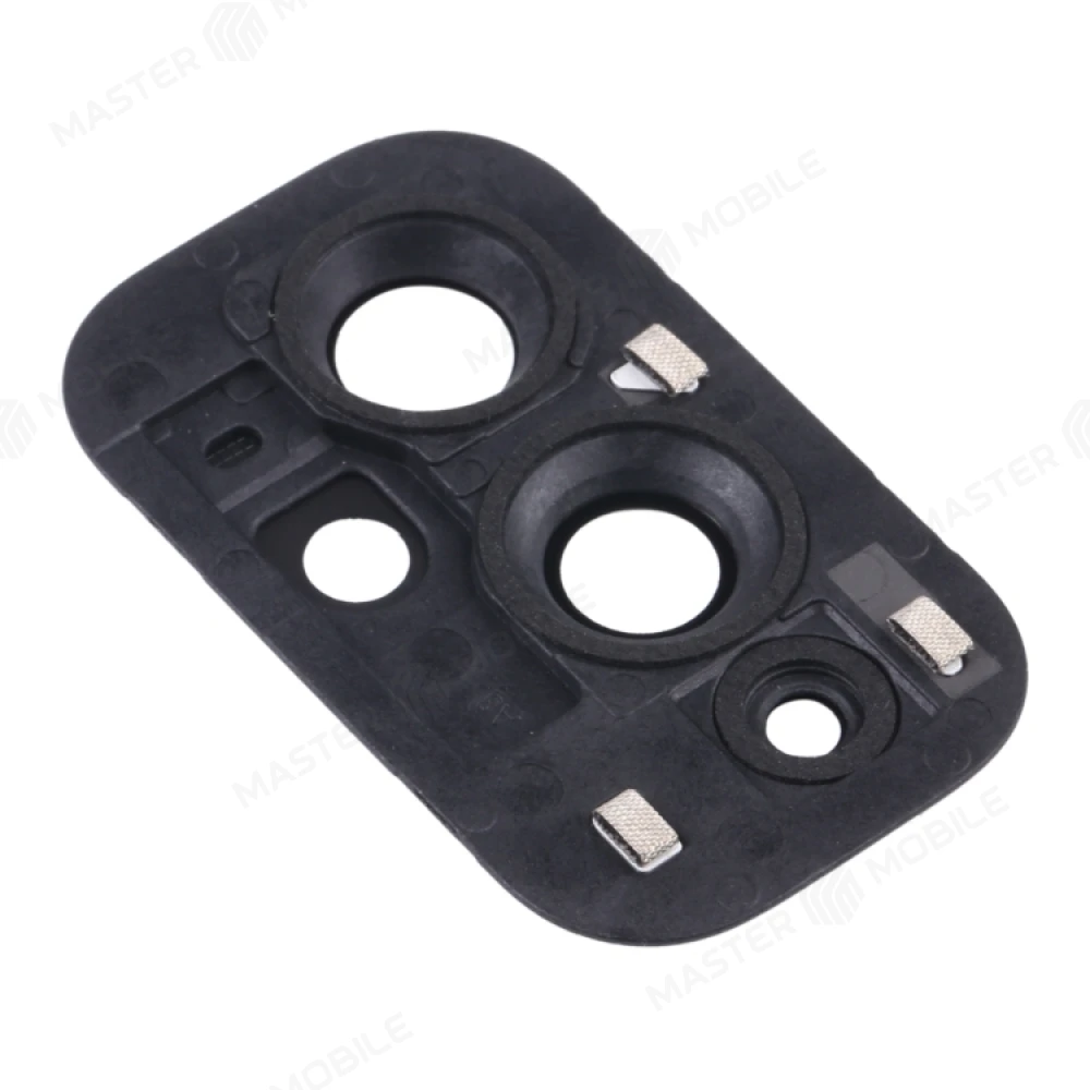 Стекло задней камеры для OnePlus 9R (черный) (в рамке) фото №2