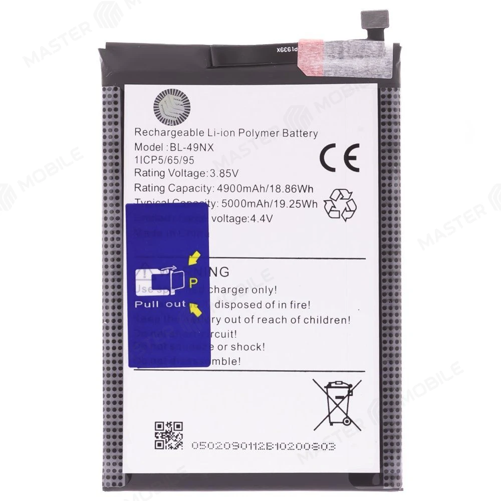 Аккумулятор для Infinix Smart 9 (X6532) / 9 HD (X6532C) / 10 (X6725) (BL-49NX) (узкий коннектор) (Premium) фото №1