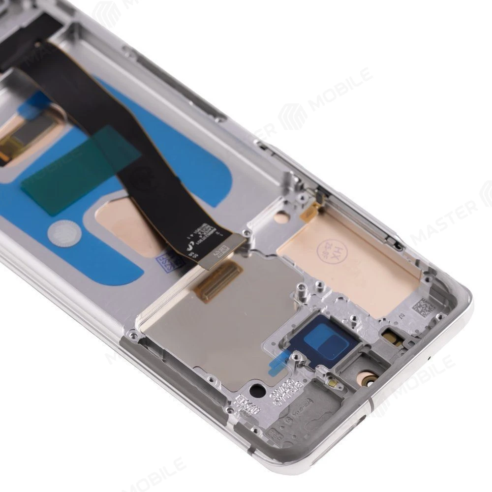 Дисплей для Samsung G981 Galaxy S20 5G + тачскрин (серебристый) (в рамке) (OLED) (Full Size) фото №3