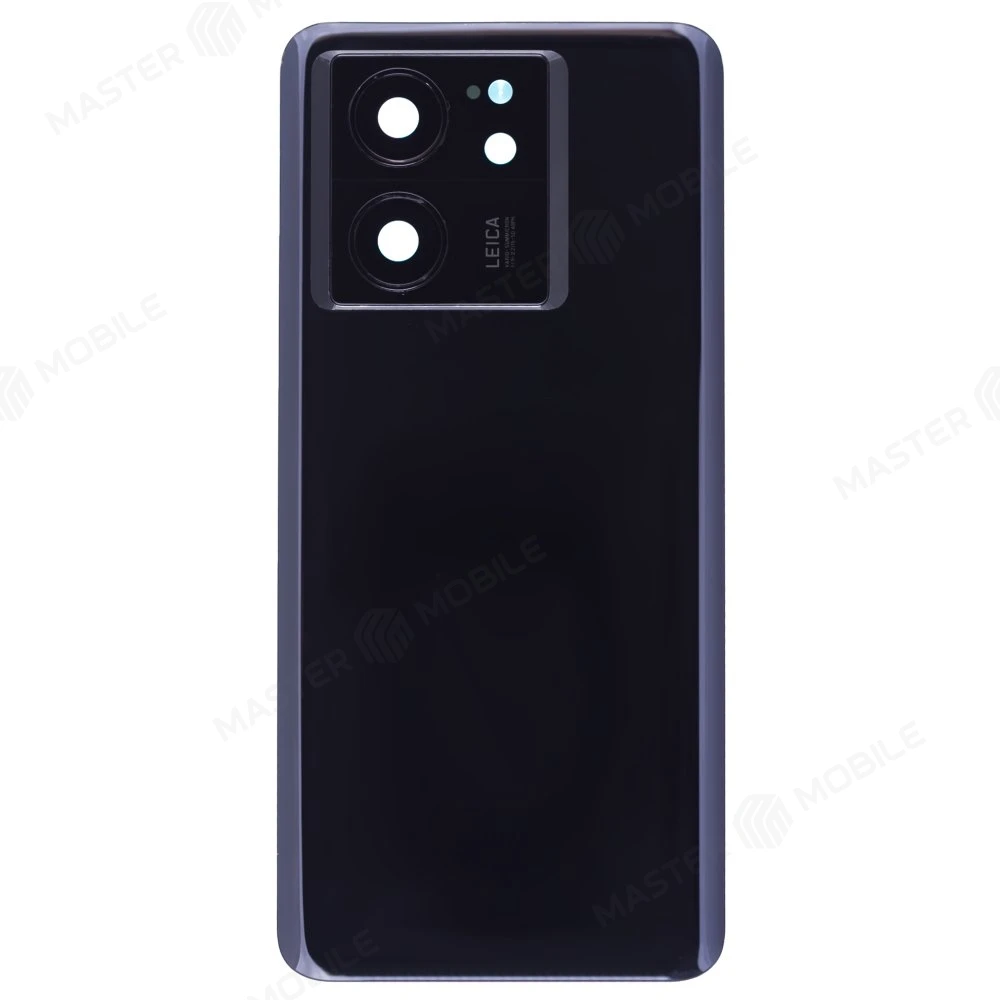 Задняя крышка для Xiaomi 13T (2306EPN60G) / 13T Pro (23078PND5G) (черный) (в сборе со стеклом камеры)
