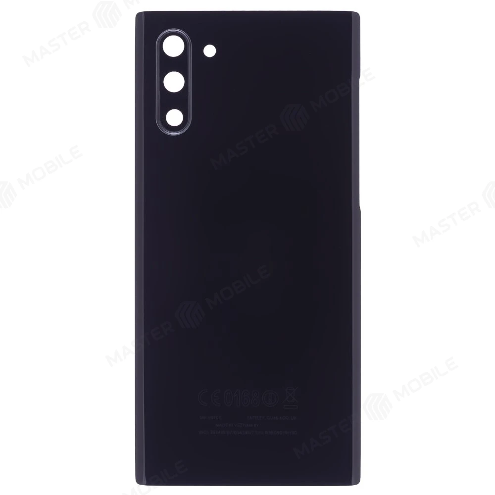 Задняя крышка для Samsung N970 Galaxy Note 10 (черный) (в сборе со стеклом камеры)