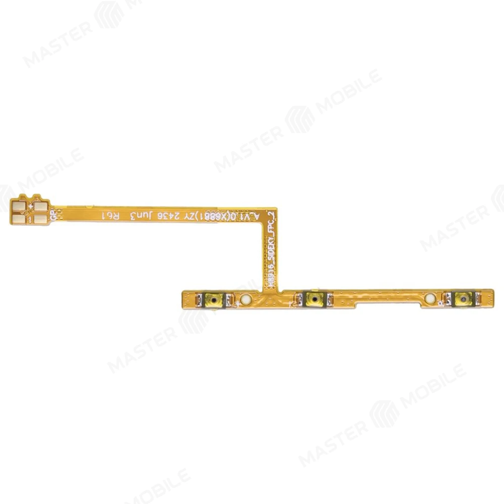 Шлейф для Tecno Spark 30 Pro 4G (KL7) с комп. (на кнопку включения и кнопки громкости) фото №1