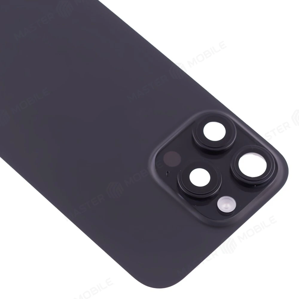 Задняя крышка для Apple iPhone 16 Pro Max (черный) (в сборе) (с разбора) (ORIG100) (возможен дефект ЛКП)  фото №3