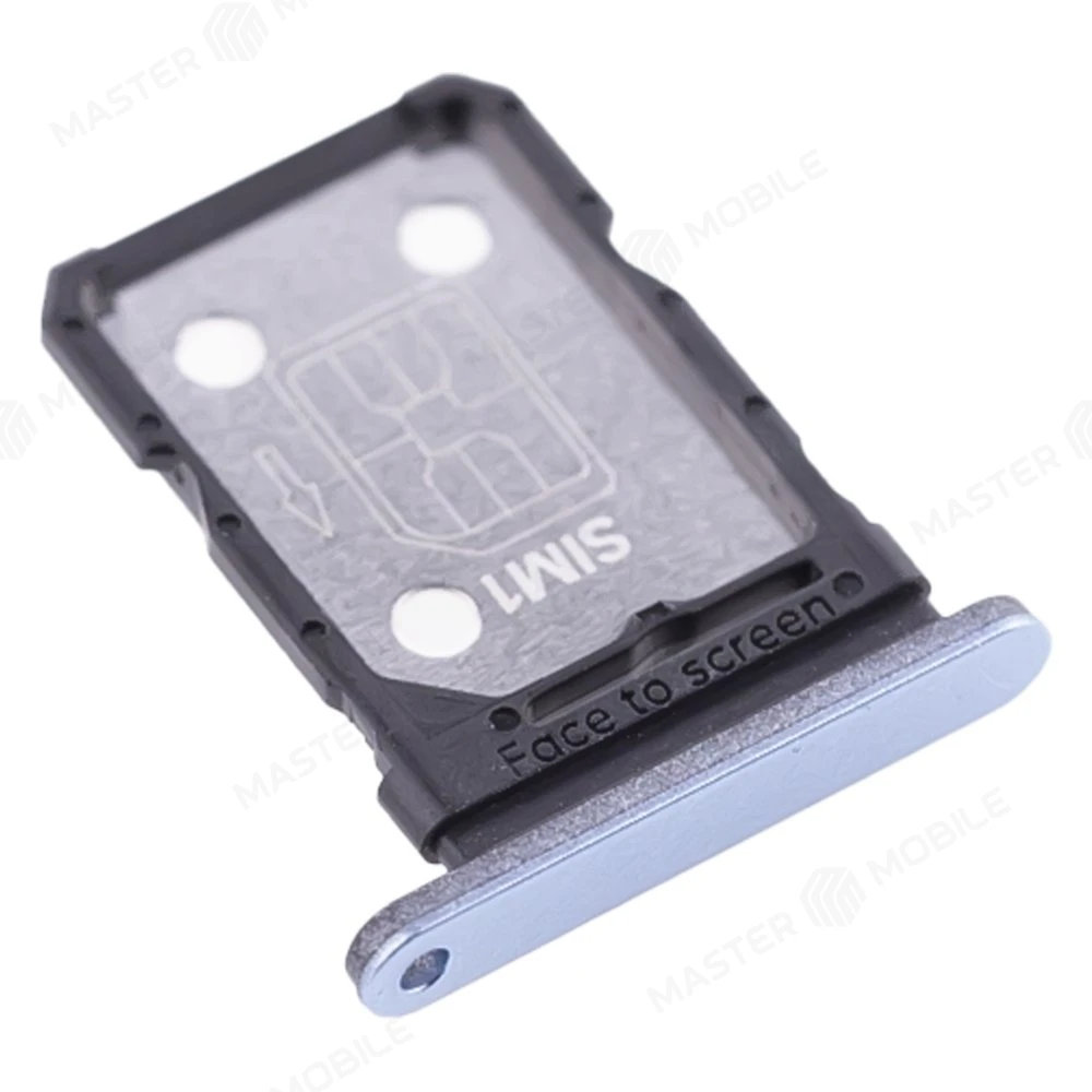 Держатель сим-карты для Realme 10 Pro+ 5G (RMX3686/RMX3687) (голубой) фото №3