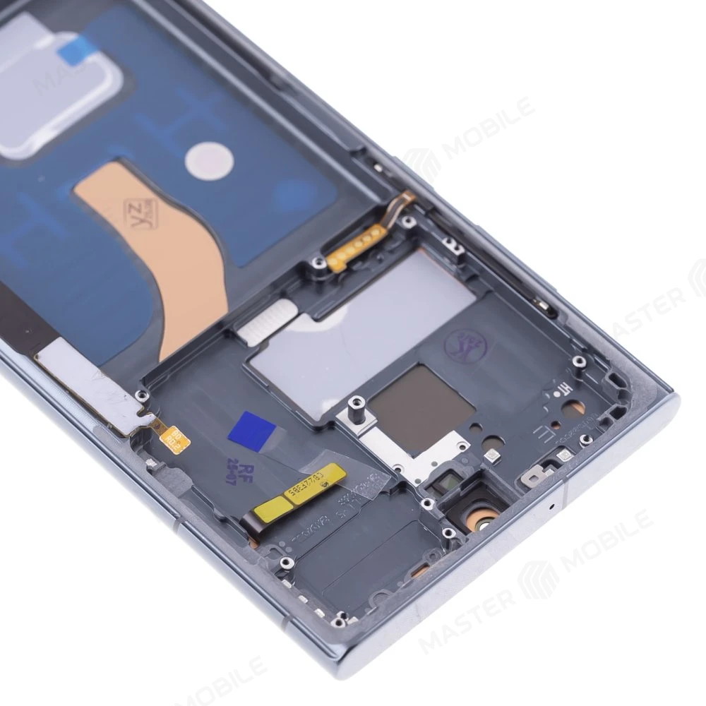 Дисплей для Samsung S908 Galaxy S22 Ultra + тачскрин (зеленый) (в рамке) (OLED) (Full Size) фото №3