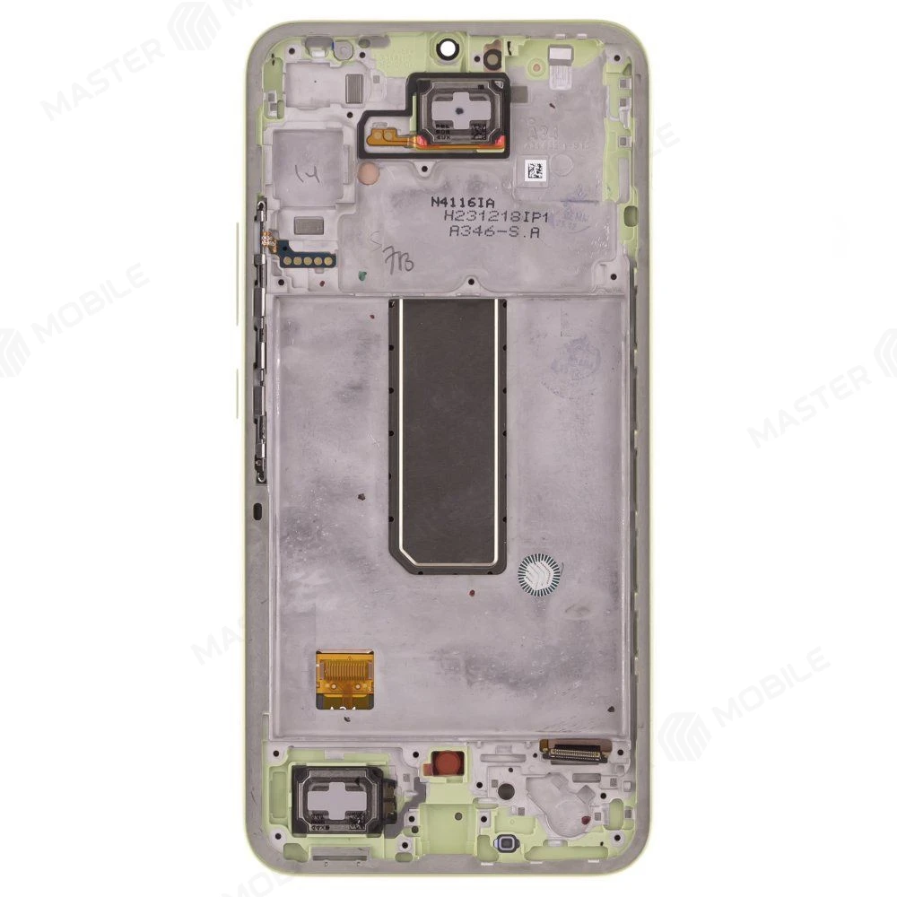 Дисплей для Samsung A346 Galaxy A34 5G + тачскрин (зеленый) (в рамке) (ORIG100) (SP) фото №2