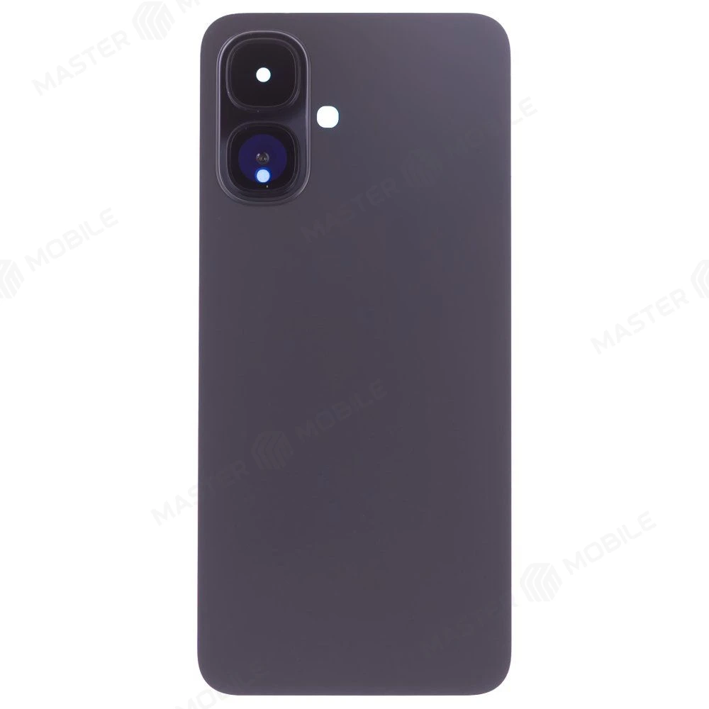 Задняя крышка для Infinix Smart 10 (X6725) (черный) (в сборе со стеклом камеры) фото №1