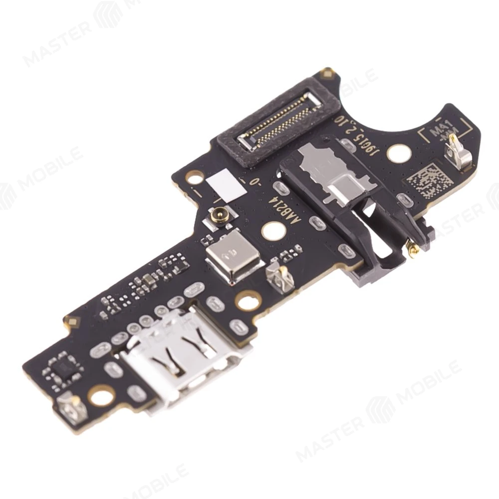 Нижняя плата для Realme C21Y (RMX3261/RMX3263) / C25Y (RMX3269) с комп. + разъем зарядки + микрофон (ORIG100)  фото №3