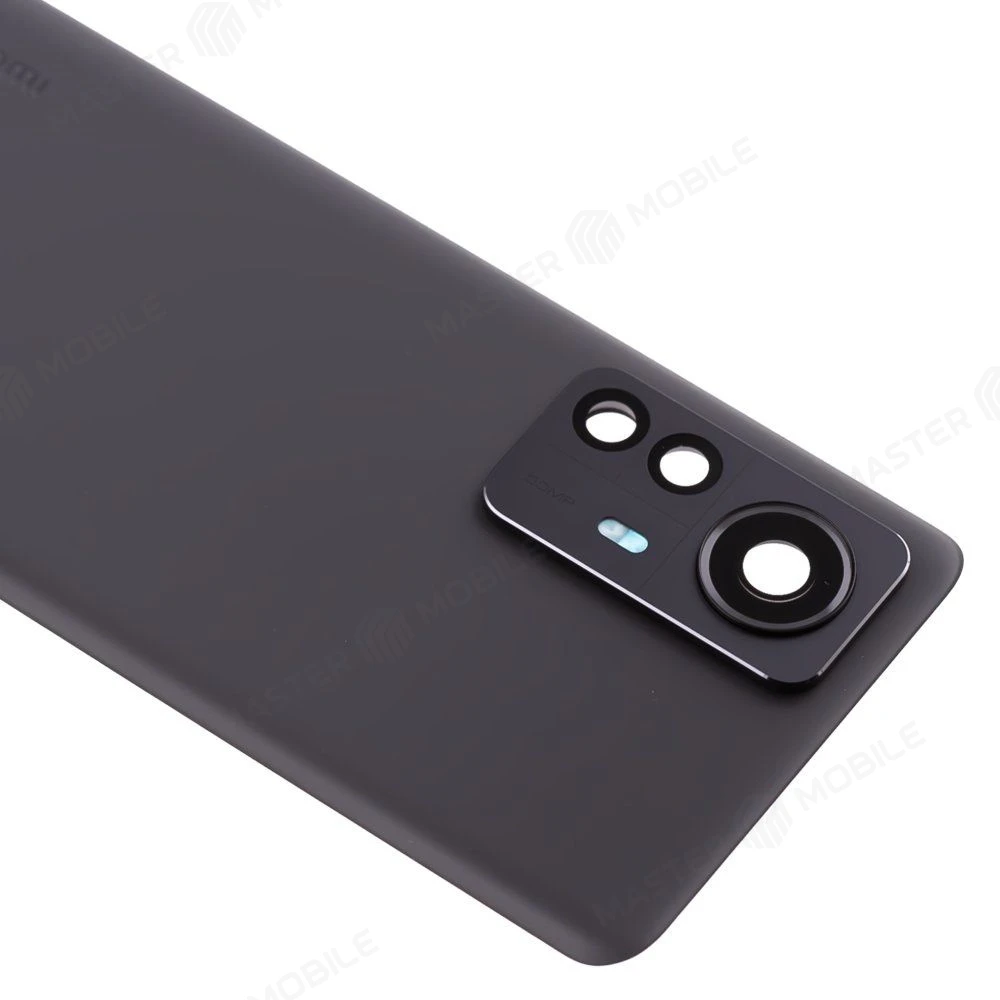 Задняя крышка для Xiaomi 12 Pro (2201122G) (серый) (в сборе со стеклом камеры) (ORIG100) фото №3