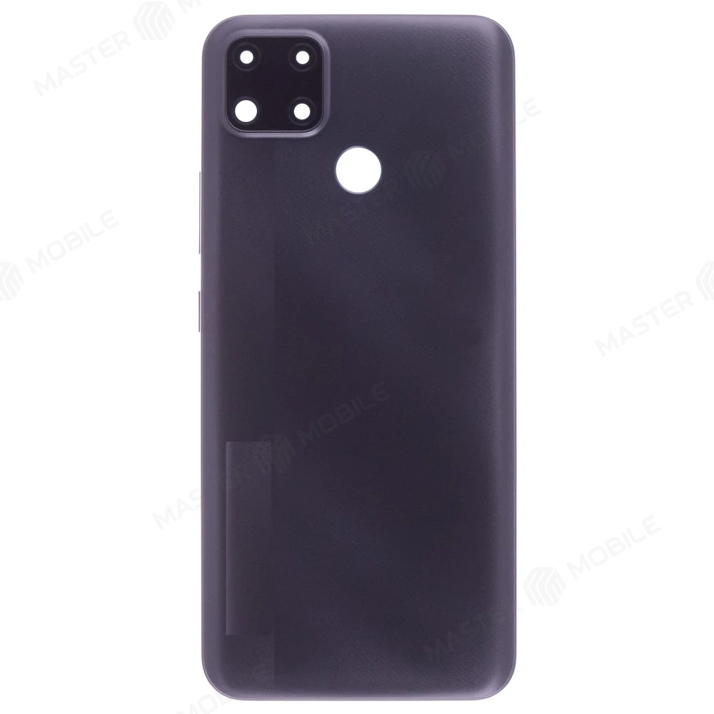 Задняя крышка для Realme C25 (RMX3191) / C25S (RMX3195) (серый) (в сборе со стеклом камеры)