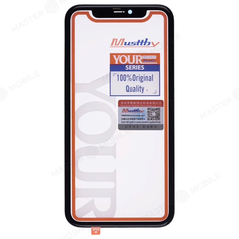 Стекло модуля для Apple iPhone 11 + OCA (Musttby) (Premium)