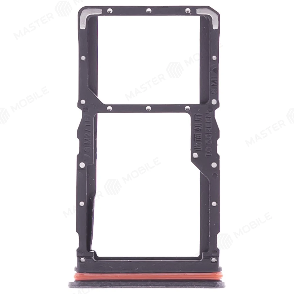 Держатель сим-карты для Realme 10 Pro 5G (RMX3661) (черный) фото №1