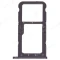 Держатель сим-карты для Huawei P20 Lite (ANE-LX1) / Nova 3E (ANE-AL00) (черный) фото №2