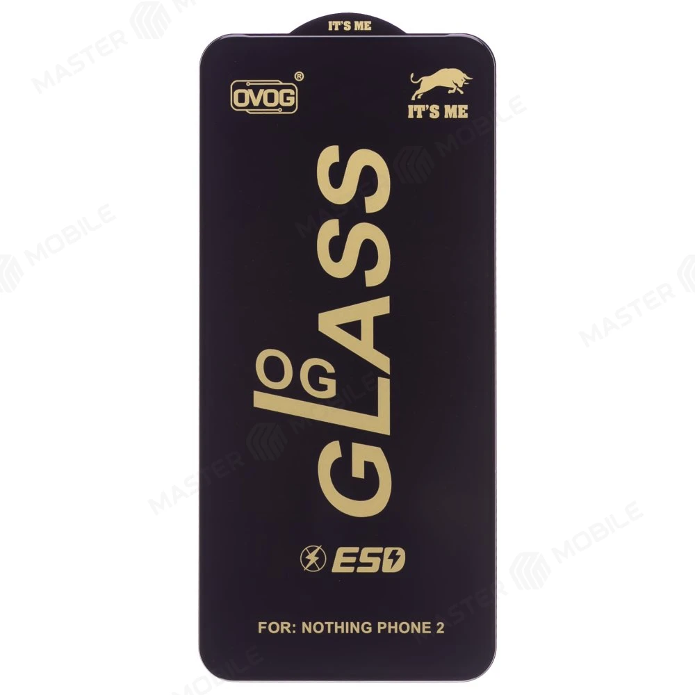 Защитное стекло OG Glass для Nothing Phone 2 (A065) / Phone 2a (черный) фото №1
